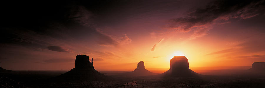 Sunset Photograph - Monument Valley, Utah, Usa #2 by Panoramic Images