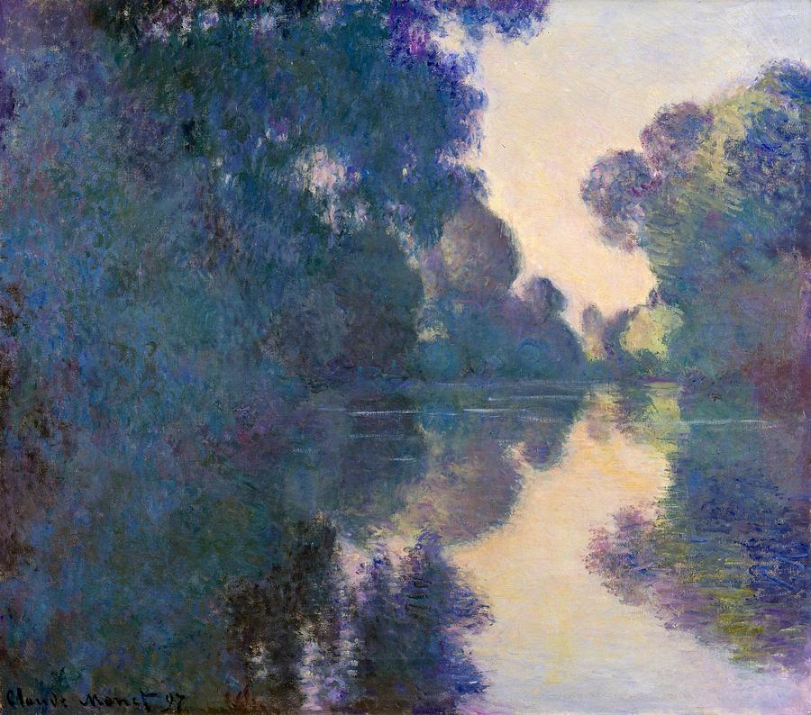 Morning on the Seine Painting by Claude Monet - Fine Art America