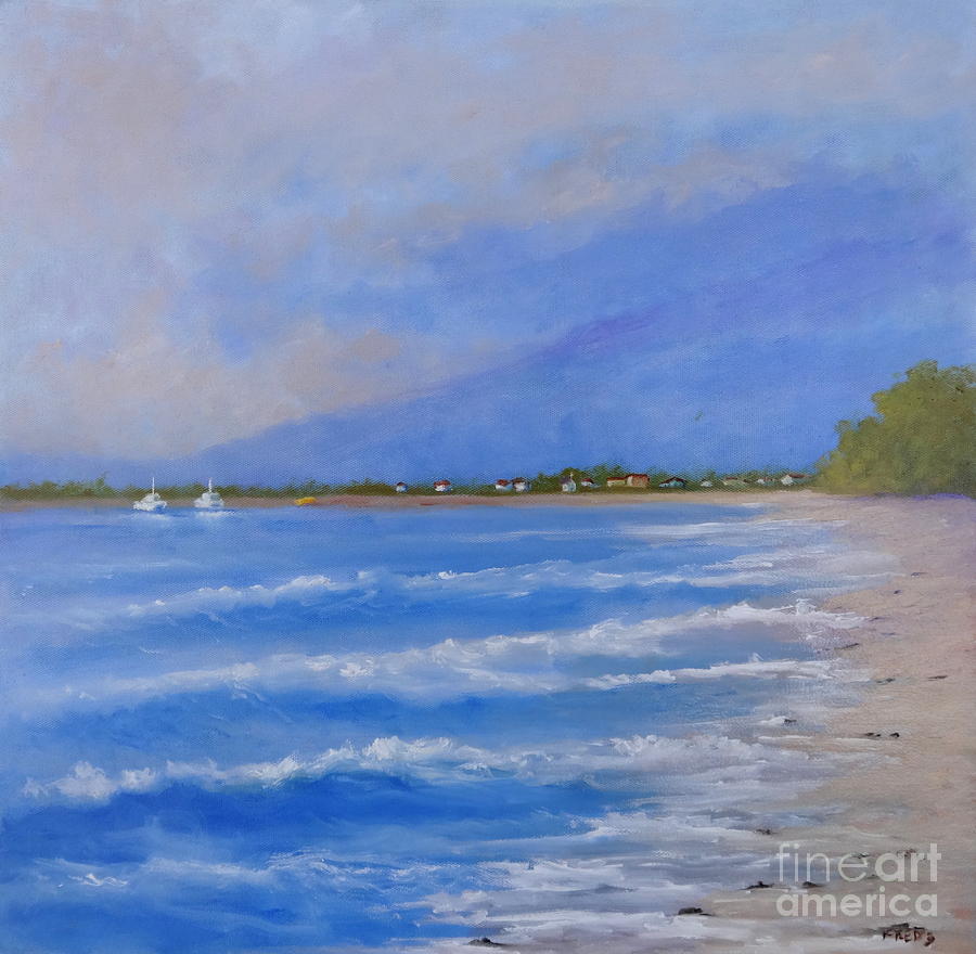 Morning Surf #2 Painting by Fred Wilson