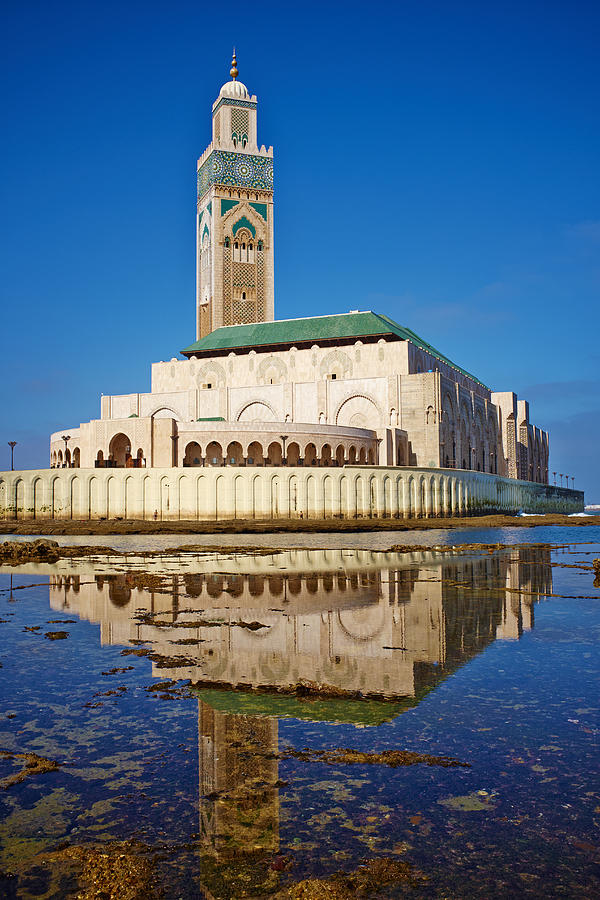 Morocco, Casablanca,  Hassan II mosque #2 Photograph by Tuul & Bruno Morandi