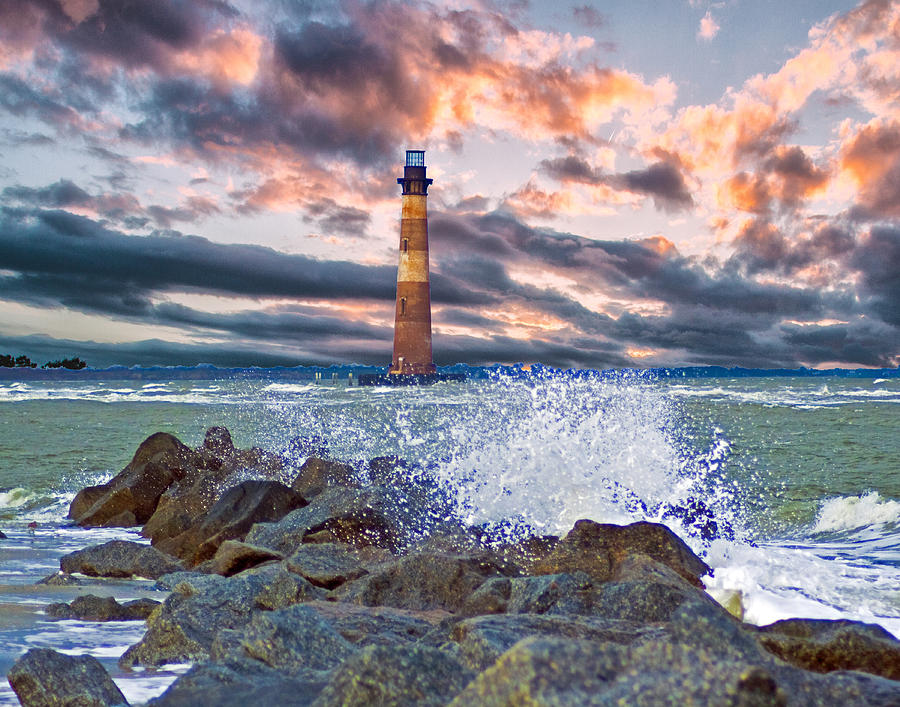Morris Island Lighthouse #2 Photograph by Bill Barber