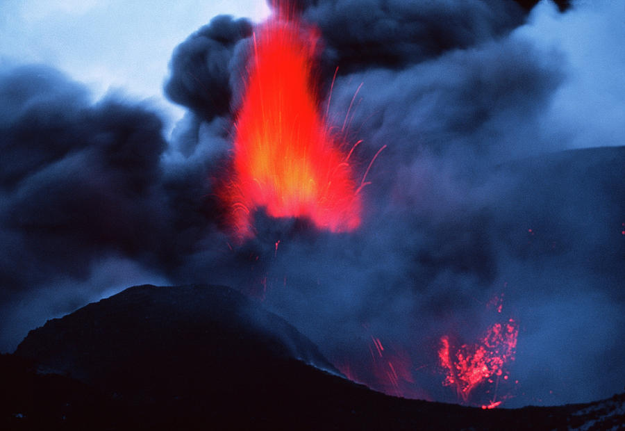 Mount Etna Volcano Erupting #2 Photograph by Jeremy Bishop/science Photo Library