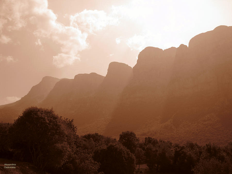 Mountain Range #3 Photograph by Alexandros Daskalakis
