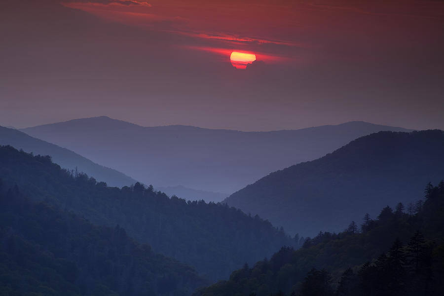Sunset Photograph - Mountain Sunset #2 by Andrew Soundarajan