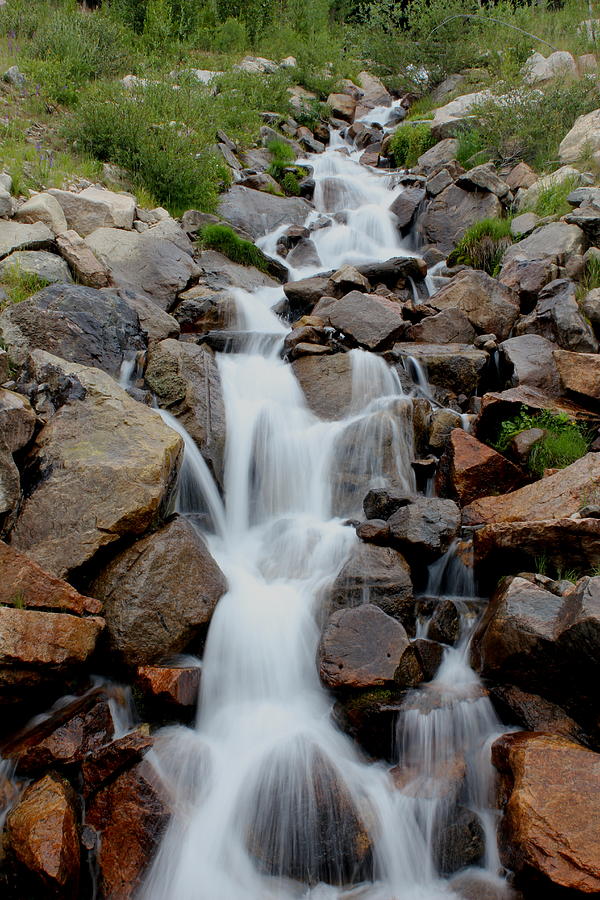 Mountain Waterfall #2 Photograph by Trent Mallett