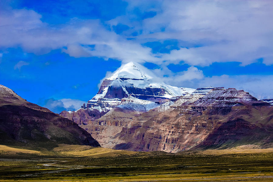 Space Photograph - Mt Kailash. #3 by Kirill Kamionsky