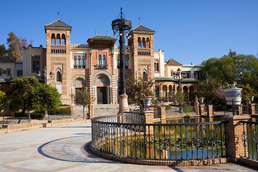 Architecture Photograph - Mudejar Pavilion in Seville #2 by Artur Bogacki