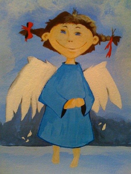 My Angel Painting by Ellie Art My Angel Painting by Ellie Art