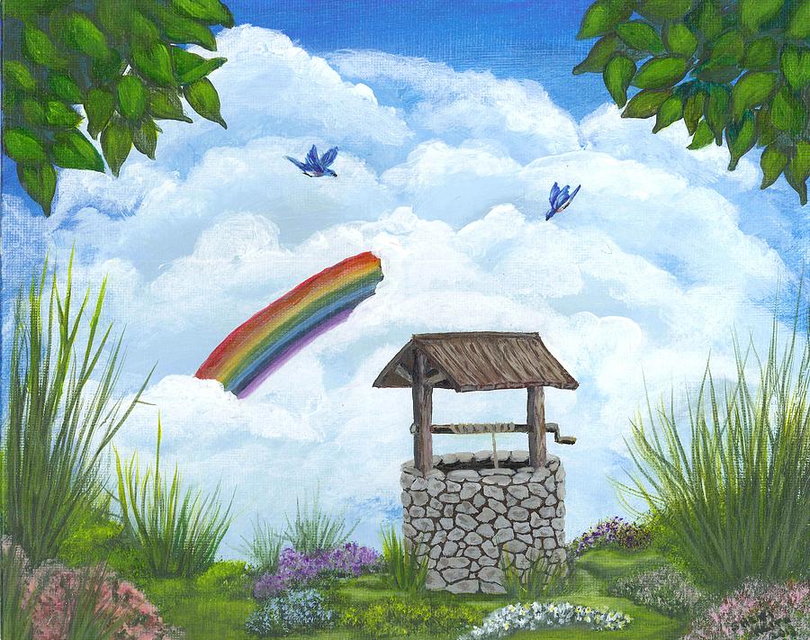Fantasy Painting - My Wishing Place by Sheri Keith