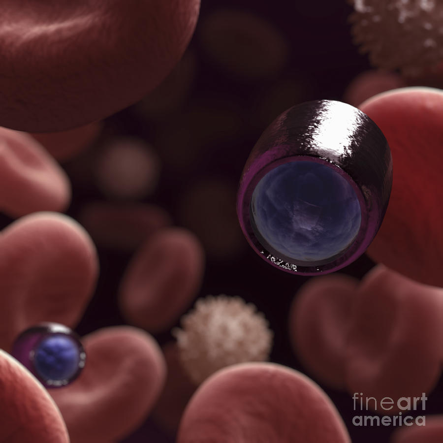 Nanobots In The Blood #3 Photograph by Science Picture Co