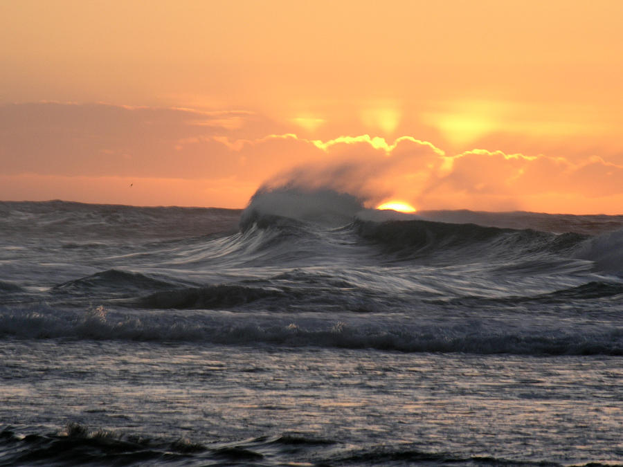 Napali Coast Winter Sunset #2 Photograph by Robert Lozen