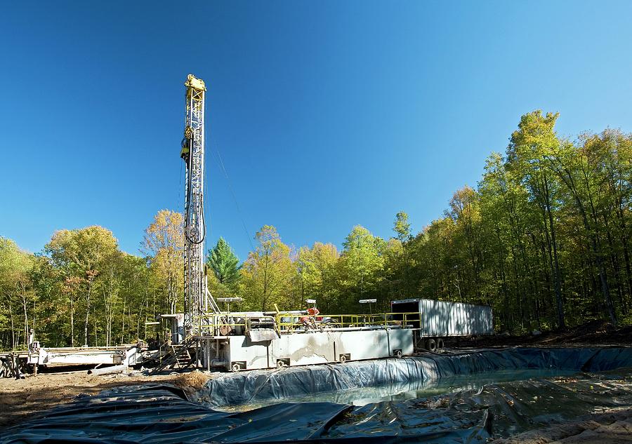 Natural Gas Drilling Rig #2 Photograph by Jim West