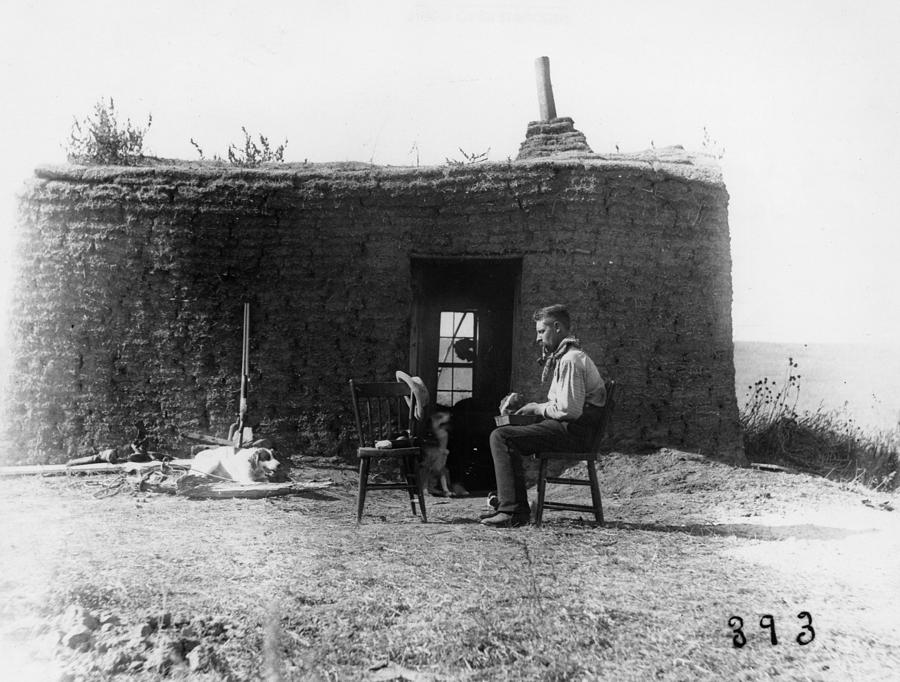 Nebraska Settlers, 1886 Photograph By Granger