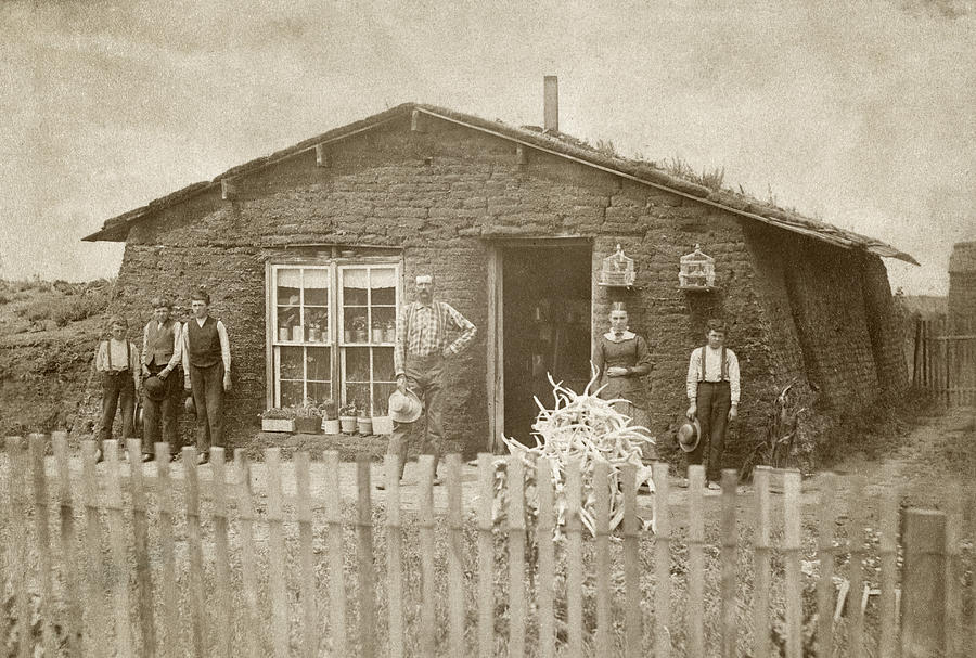 Nebraska Settlers, C1886 Photograph By Granger - Pixels