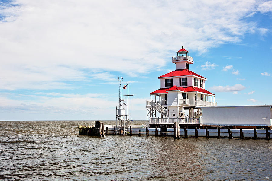New Orleans Photograph - New Canal Lighthouse #1 by Scott Pellegrin