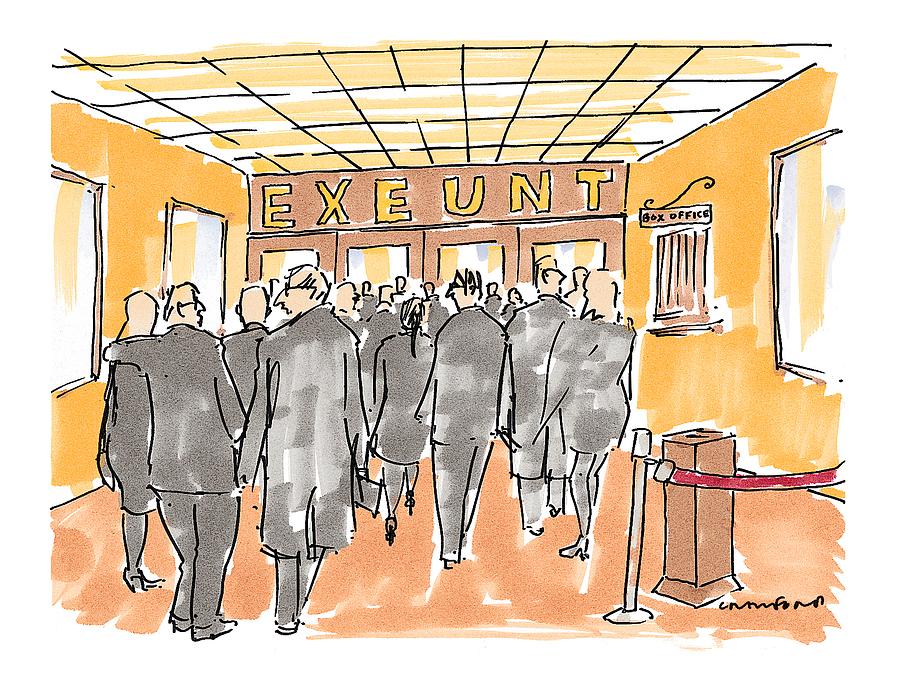 New Yorker December 7th, 1998 Drawing by Michael Crawford