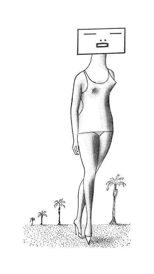 New Yorker May 5th, 1962 #2 Drawing by Saul Steinberg