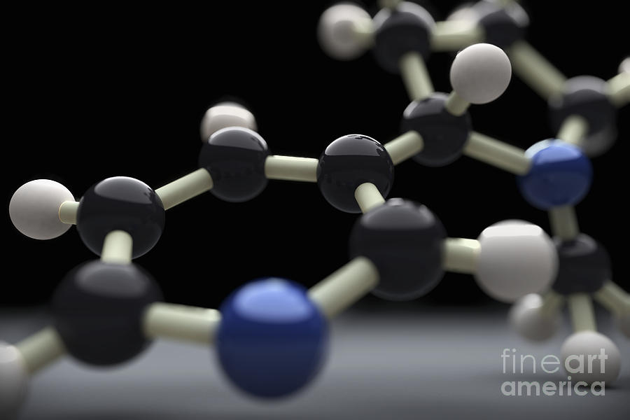 Nicotine Molecular Structure Model #2 Photograph by Science Picture Co