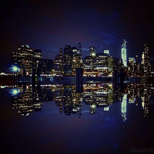 New York City Photograph - Night Lights #2 by Natasha Marco