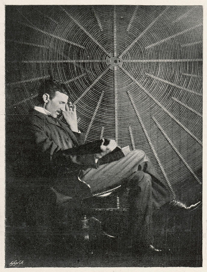 Nikola Photograph - Nikola Tesla (1856-1943), Croatian #2 by Mary Evans Picture Library