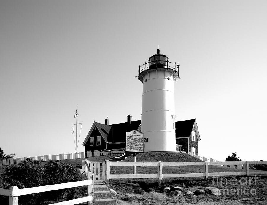 Nobska Lighthouse on Cape Cod #2 Photograph by William Kuta