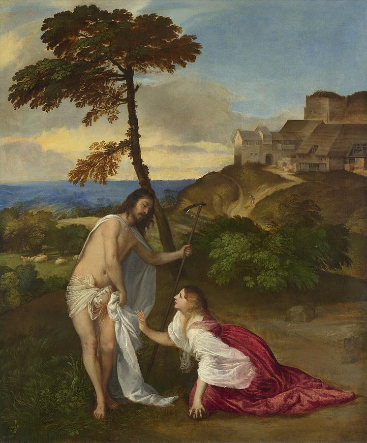 London Painting - Noli me Tangere #2 by Titian