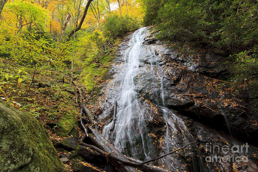 North Carolina Waterfall Photograph