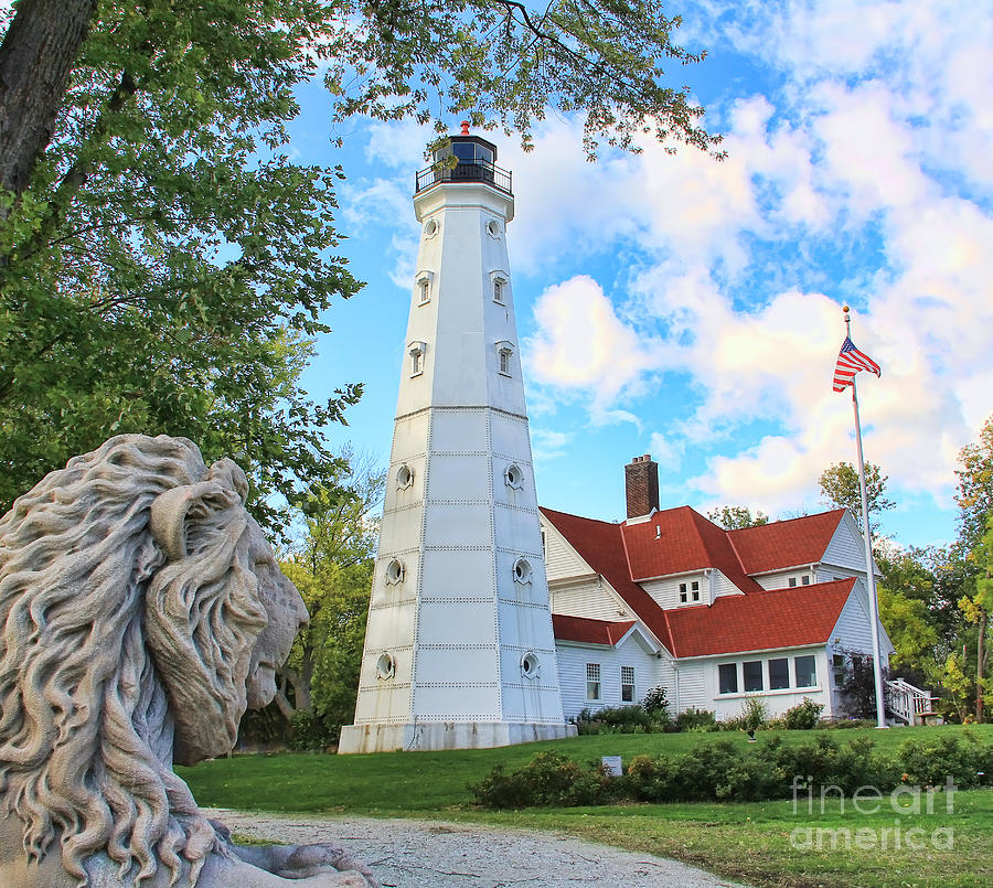 Lake Michigan Photograph - North Point Lighthouse #2 by Jack Schultz