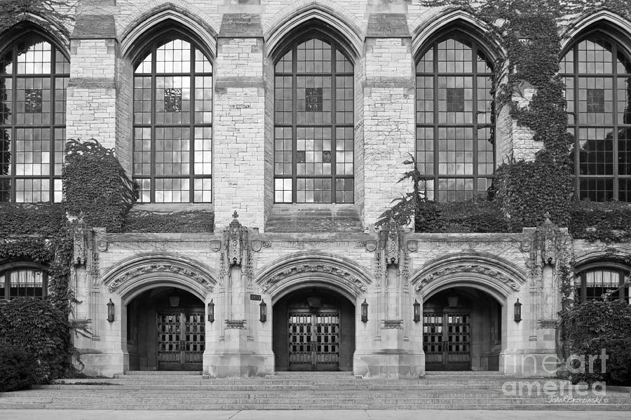 Chicago Photograph - Northwestern University Deering Library #2 by University Icons