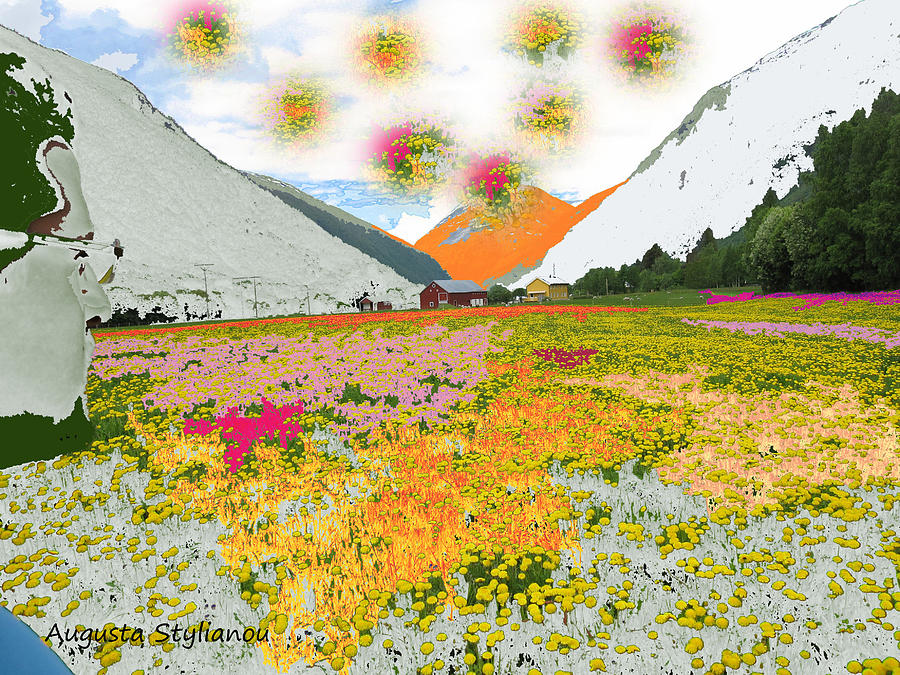 Norway Landscape. #2 Digital Art by Augusta Stylianou