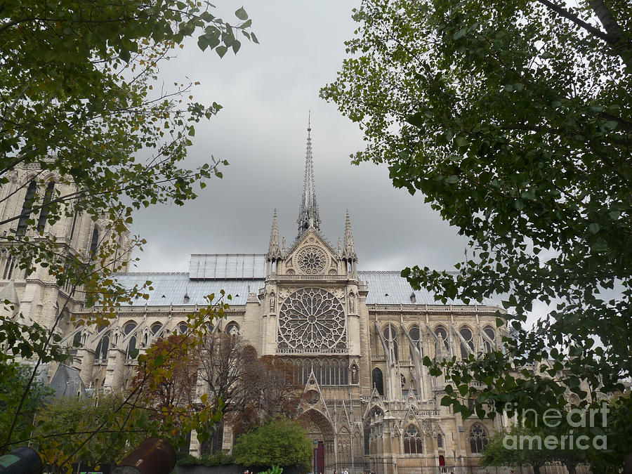 Paris Photograph - Notre Dame Cathedral #2 by Deborah Smolinske