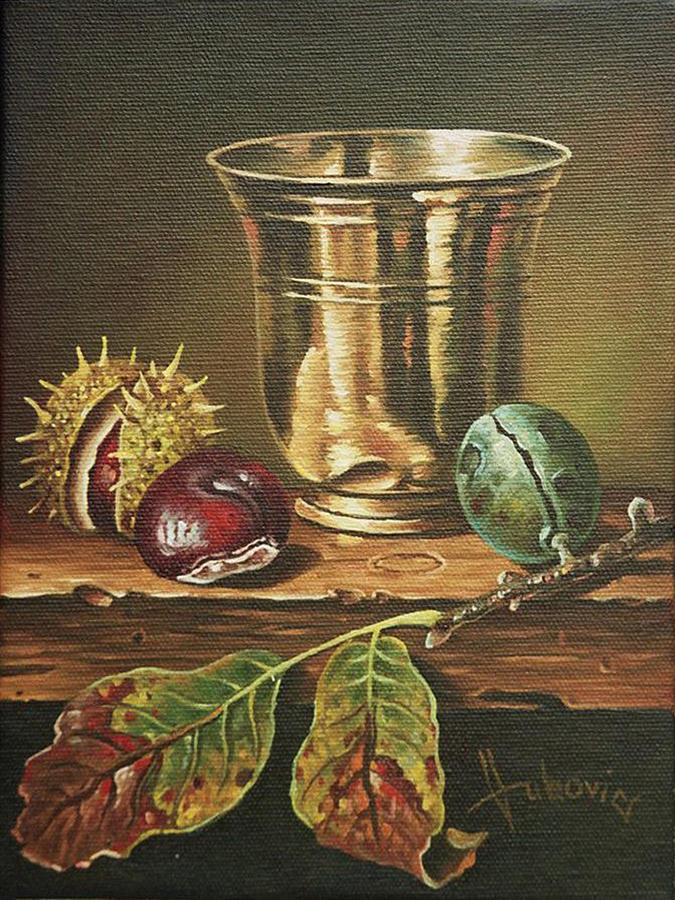 Nut Painting - Nut by Dusan Vukovic