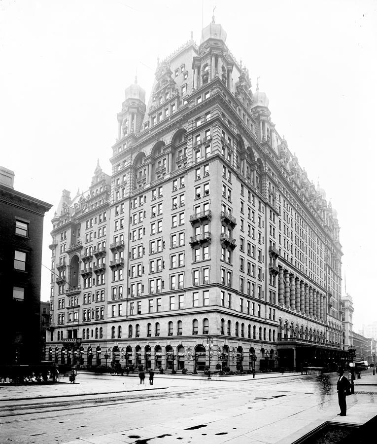 Nyc, Original Waldorf-astoria Hotel Photograph by Science Source