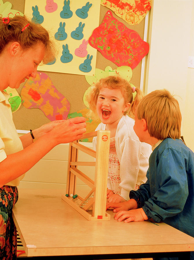 Occupational Therapy With Young Children #2 Photograph by Hattie Young/science Photo Library