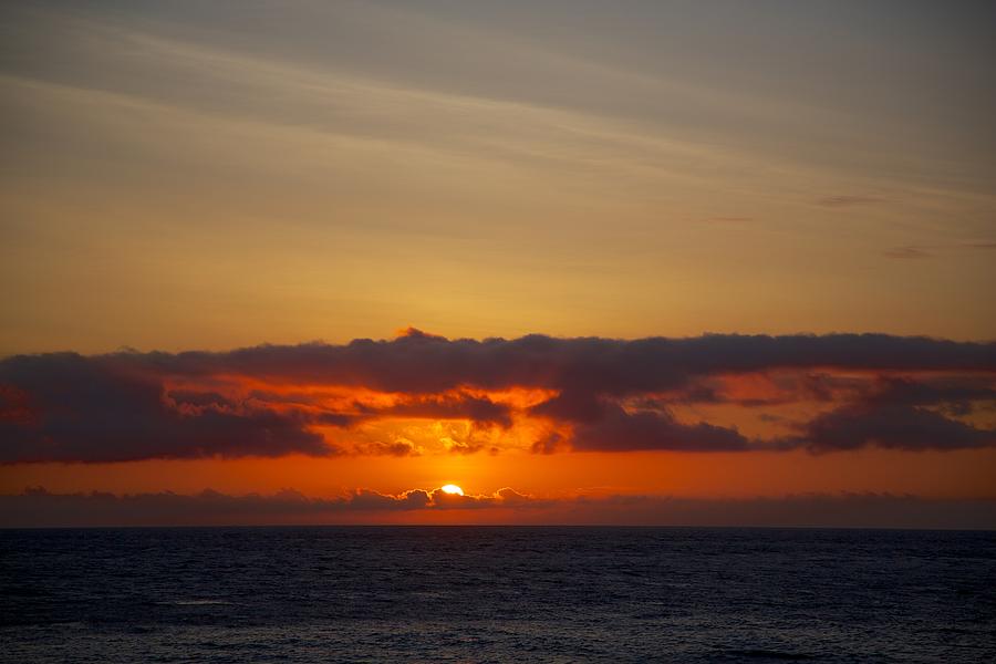 Ocean Sunset #2 Photograph by Allan Morrison