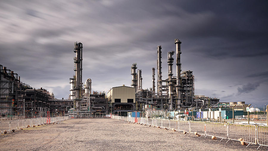 Oil refinery #3 Photograph by Grant Glendinning