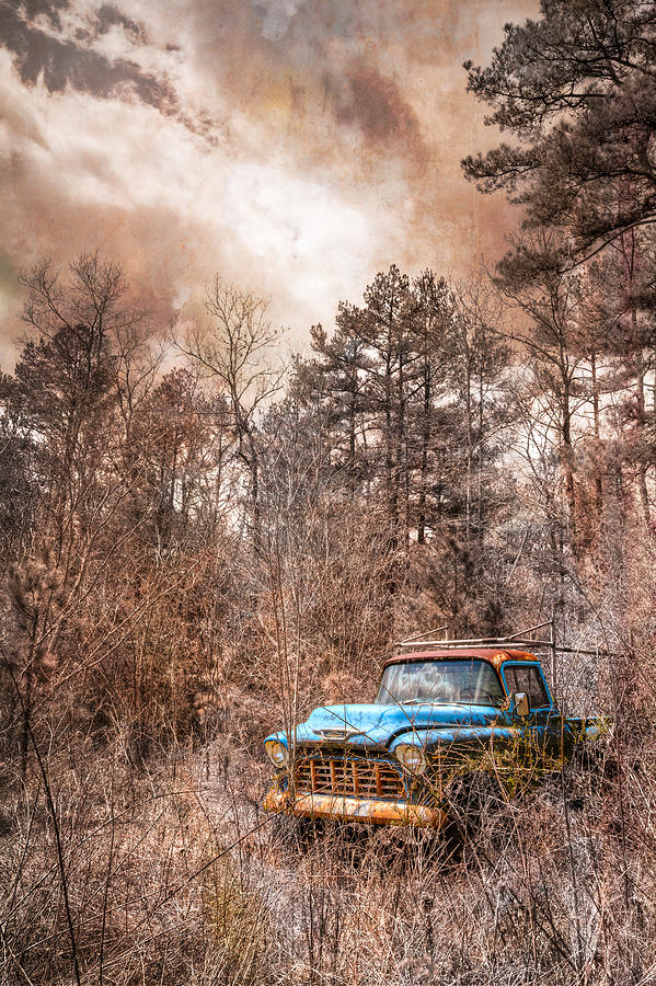 Fall Photograph - Old Chevy #2 by Debra and Dave Vanderlaan