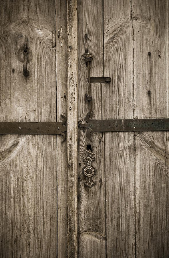 Old door #2 Photograph by Maria Heyens