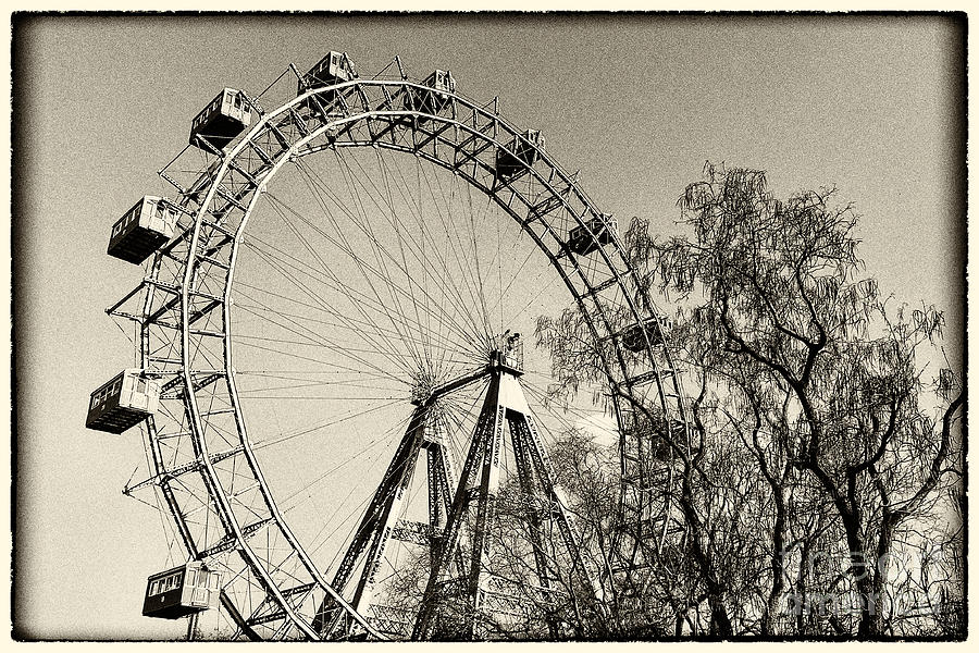 Old Ferris Wheel Photograph