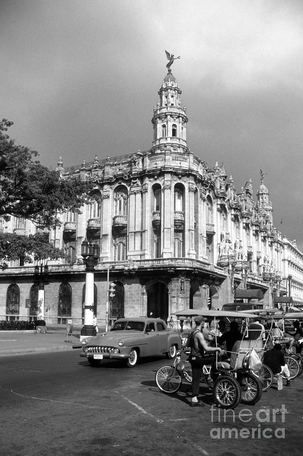 Paseo del Prado and Grand Theater Havana Photograph by James Brunker