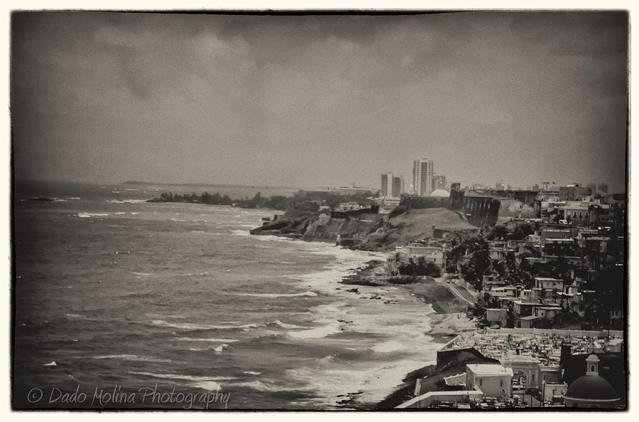 Black And White Photograph - Old San Juan #2 by Dado Molina