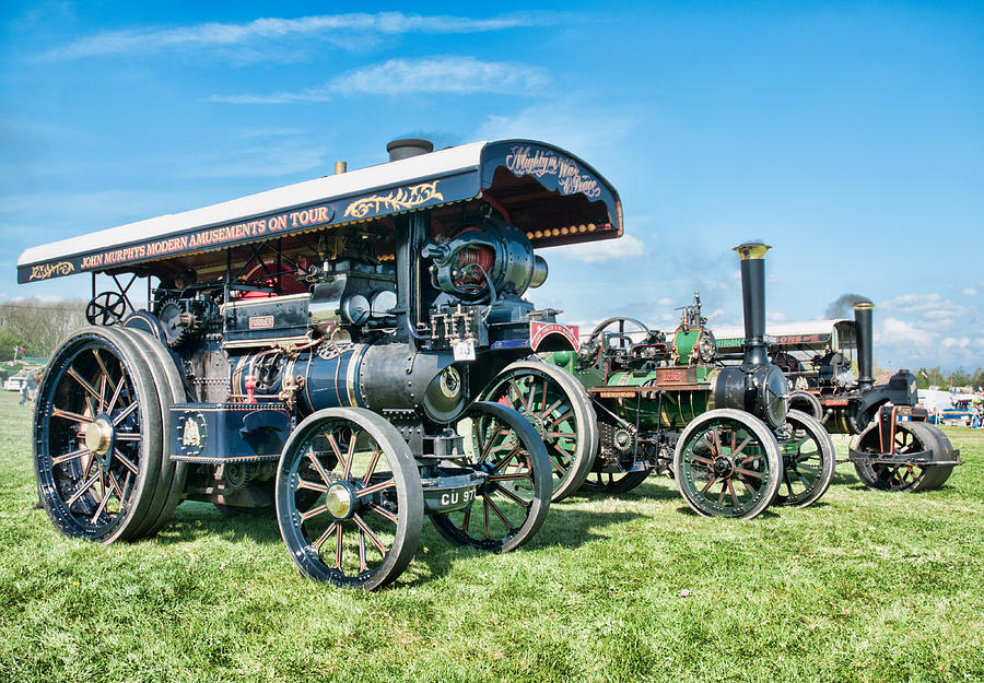 Old Traction Engines #3 Photograph by Roy Pedersen