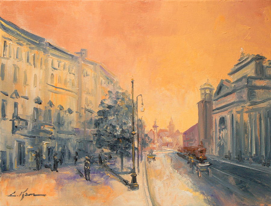 Old Warsaw  #2 Painting by Luke Karcz