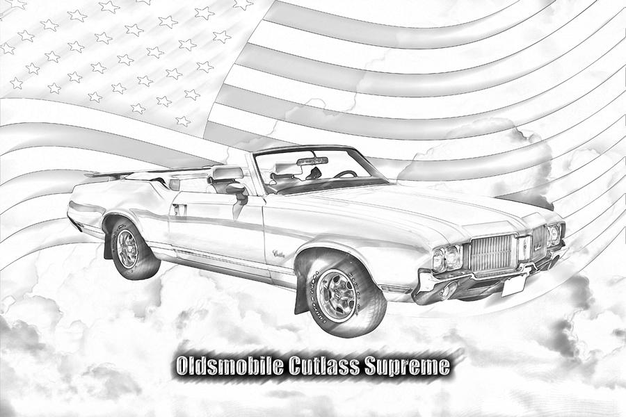 Oldsmobile Cutlass Supreme Muscle Car #4 Photograph by Keith Webber Jr