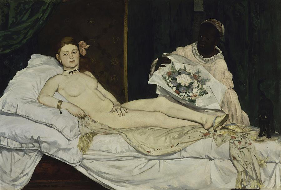 Edouard Manet Painting - Olympia #2 by Edouard Manet