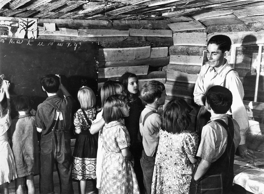 One-room Schoolhouse Photograph by Marion Post Wolcott