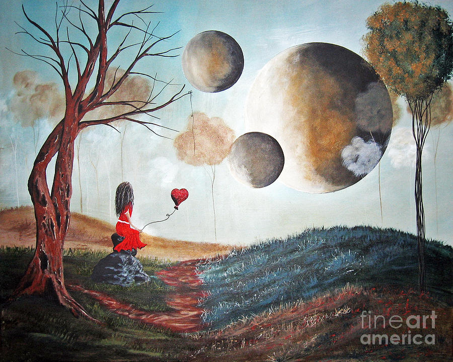 Fantasy Painting - One Wish At A Time by Shawna Erback #2 by Moonlight Art Parlour