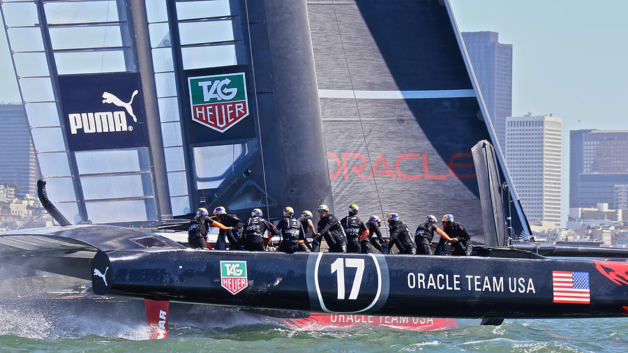 San Francisco Photograph - Oracle Americas Cup #11 by Steven Lapkin