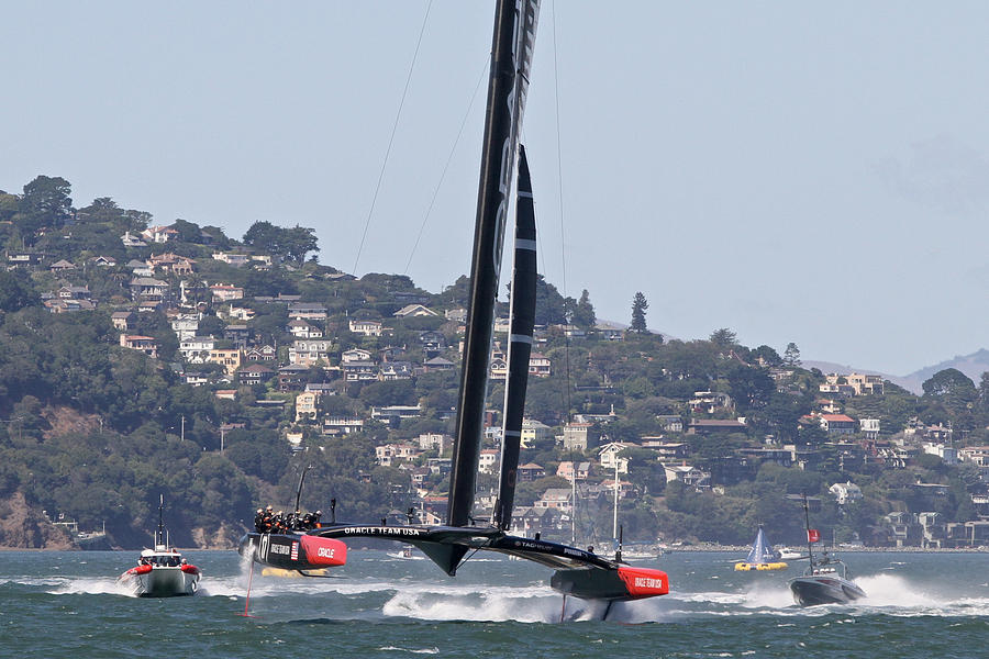 Oracle Americas Cup Winner #4 Photograph by Steven Lapkin
