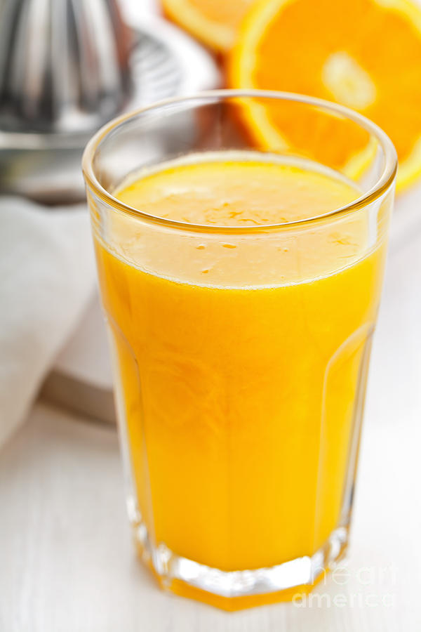 Juice Photograph - Orange juice #2 by Shawn Hempel